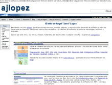 Tablet Screenshot of ajlopez.net
